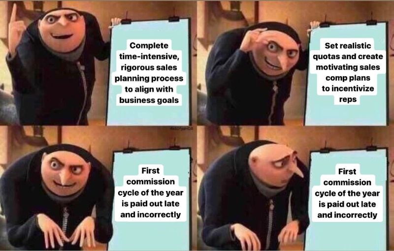 sales commission memes