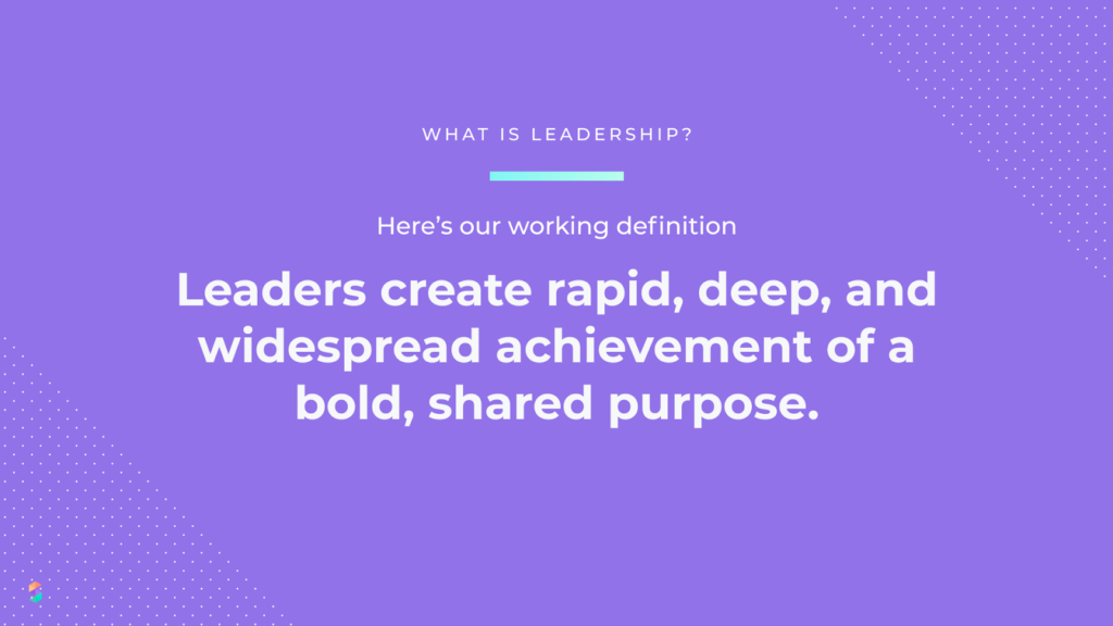 what is leadership